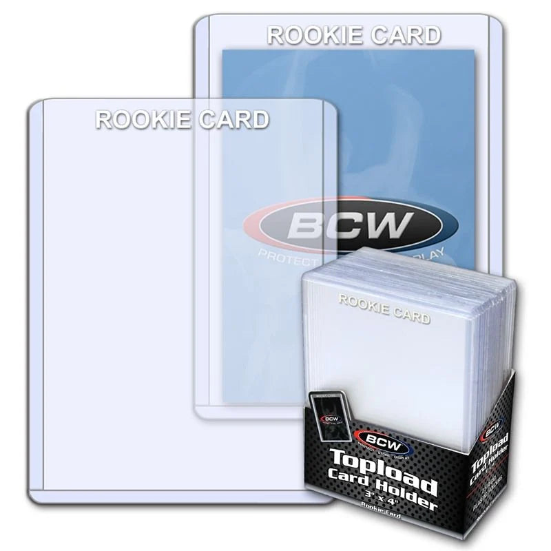 3x4 Topload Card Holder - Rookie Imprinted