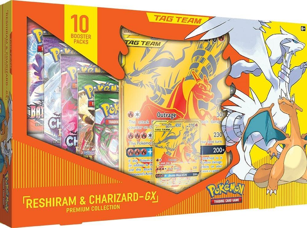 Reshiram & Charizard GX Premium Collection Box