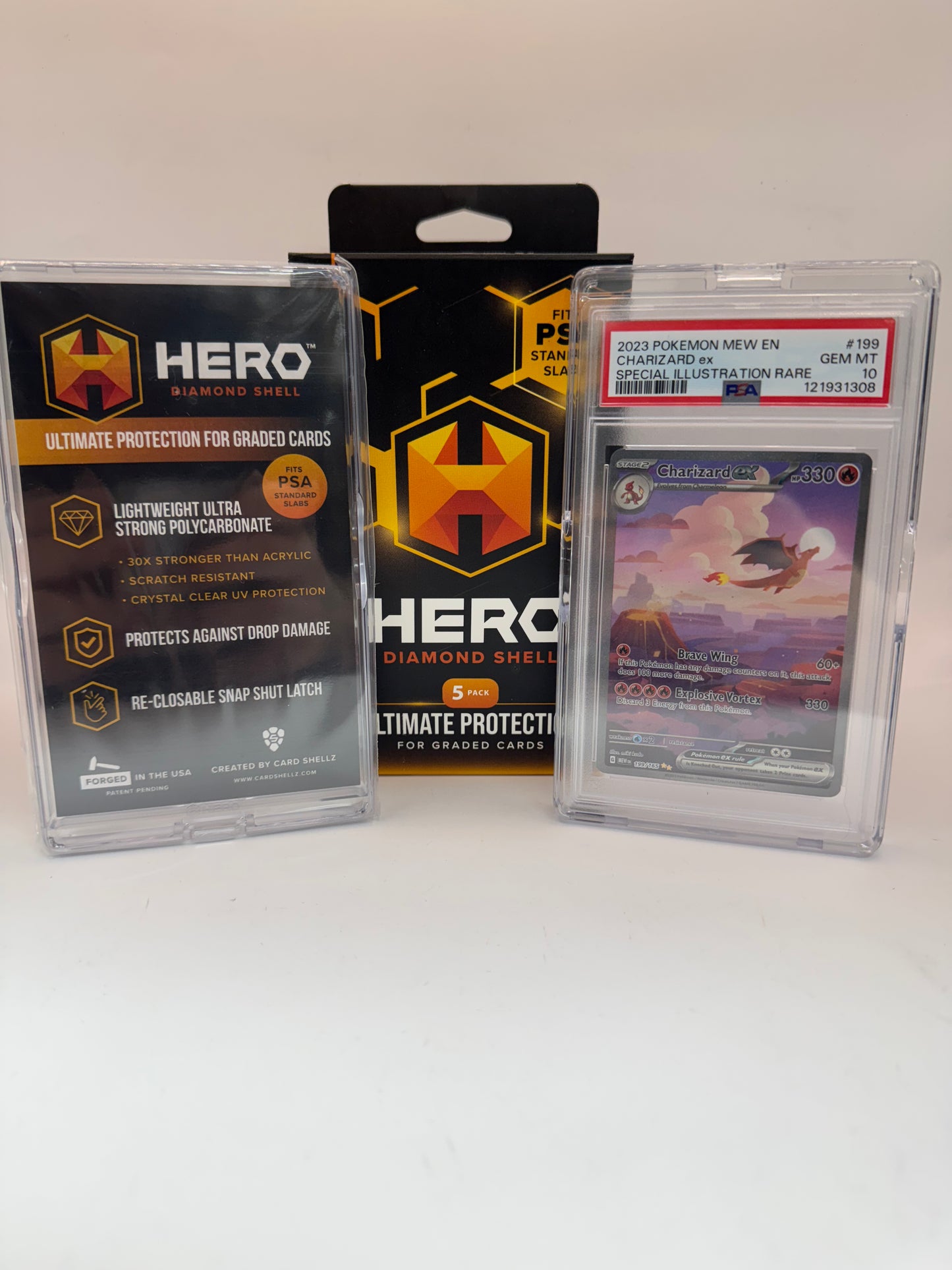 Hero Diamond Shell PSA Perfect Fit Guard 5 PACK