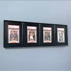 BCW Interlocking Graded Card Frames Black - 4 Interlocking Frames per Pack