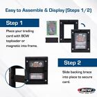 BCW Wall Mountable Interlocking Trading Card Display Frames Black New 1 Pack 6