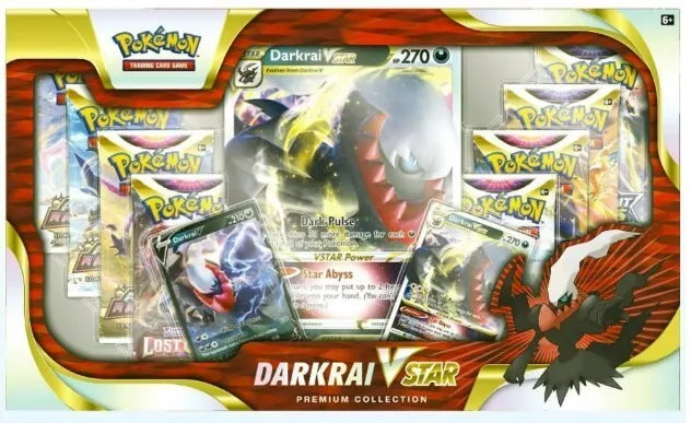 Pokemon Cards: Darkrai VSTAR Premium Collection Box Pokemon TCG