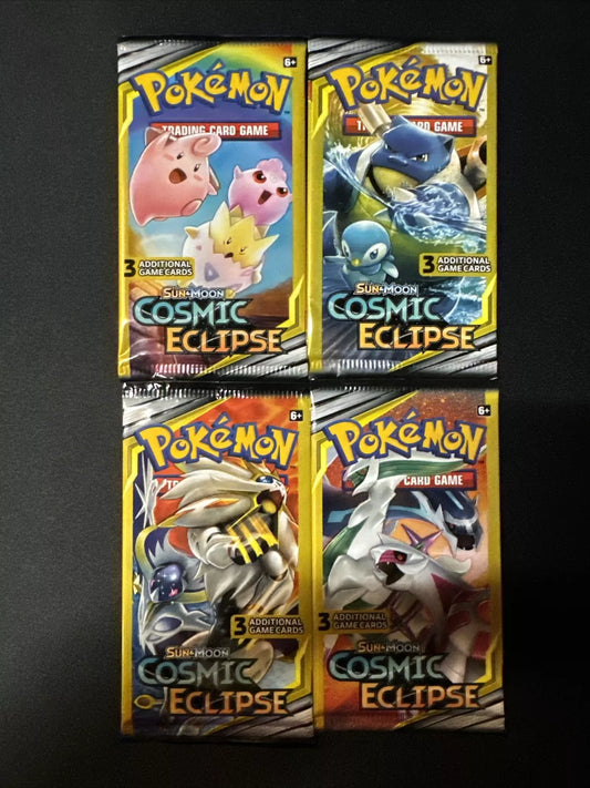 Pokemon Cosmic Eclipse Dollar Booster Pack 3 Card Sealed RANDOM ARTWORK