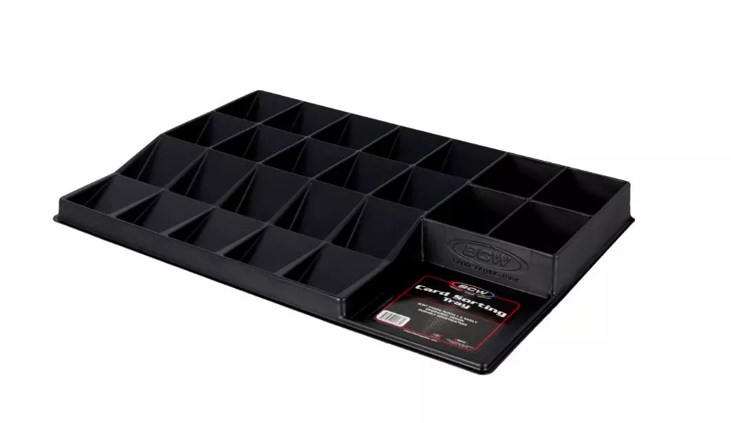 BCW Black Card Sorting Tray Organizer Holder for Sports/Trading Cards Case (10x)