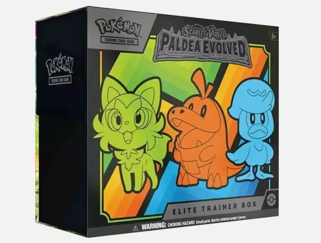 Pokemon TCG Paldea Evolved Elite Trainer Box (ETB) | SV02 New Factory Sealed