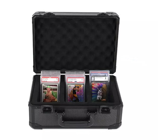 BCW Locking Graded Card Storage Case PSA/BGS Lockable Slab Carry Case Box 3 Row